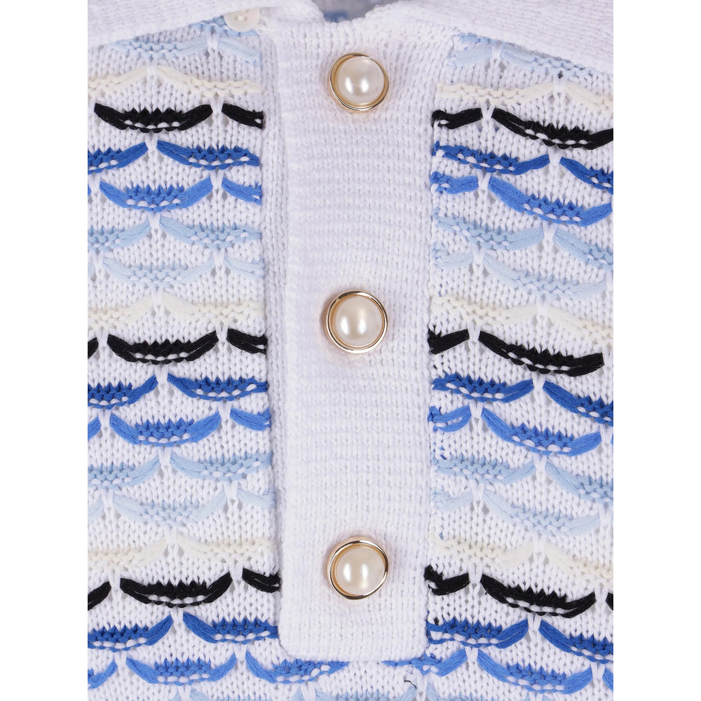 Casablanca Maglioni - Bianco, Blu | 67d22219b0a32454207f4dea9b311ad09ed1d313