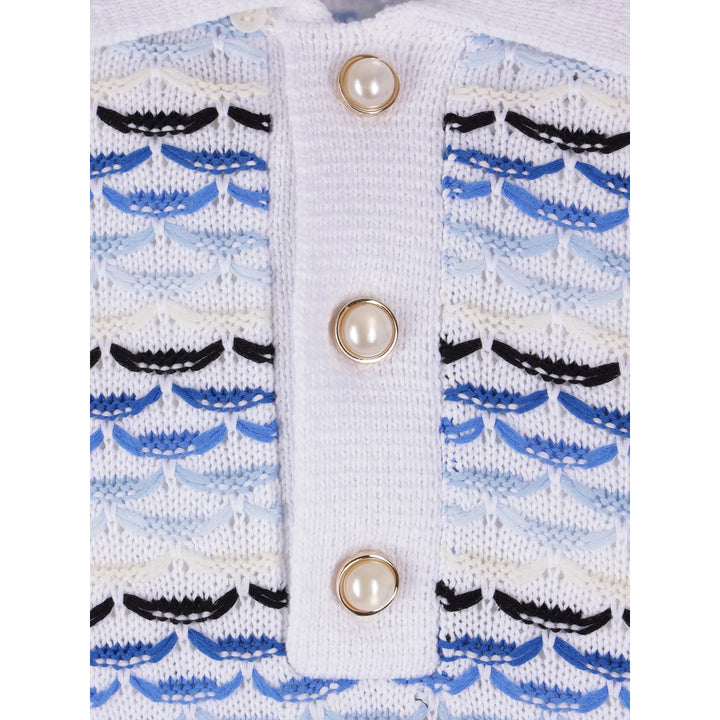 Casablanca Maglioni - Bianco, Blu | 67d22219b0a32454207f4dea9b311ad09ed1d313