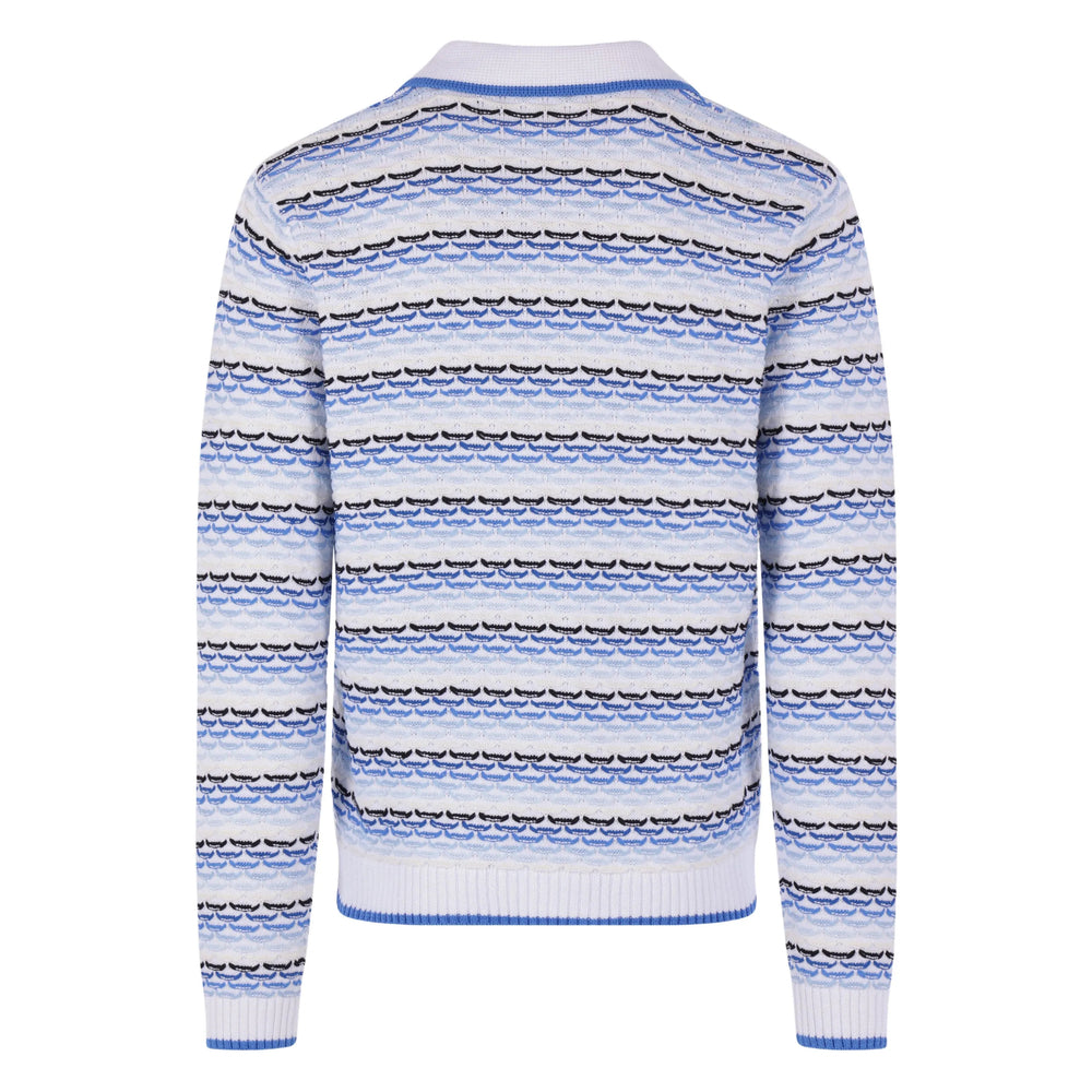Casablanca Maglioni - Bianco, Blu | 4d45deaab105212119d9c2b01b99116559c77b5b