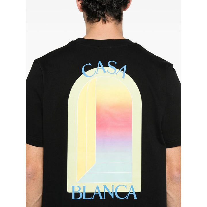 Casablanca T Shirt - Nero | 3c1c8b5bde3383ff740d659d79e19d6aa3c86640