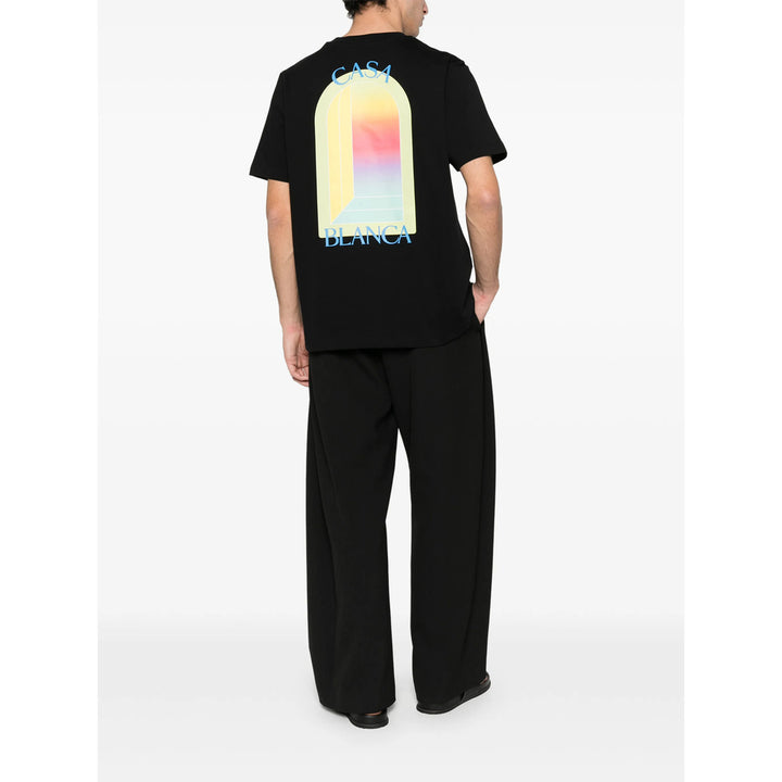 Casablanca T Shirt - Nero | 17d36ad076b42ec27448ec6157170ed4c27f2dfa