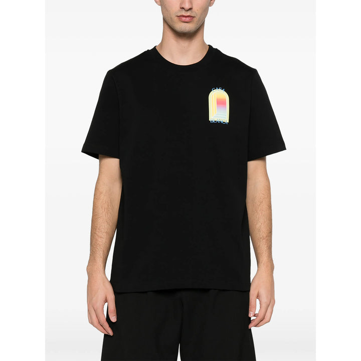 Casablanca T Shirt - Nero | 96debb911f11c2781c001613382726a25feb2b66