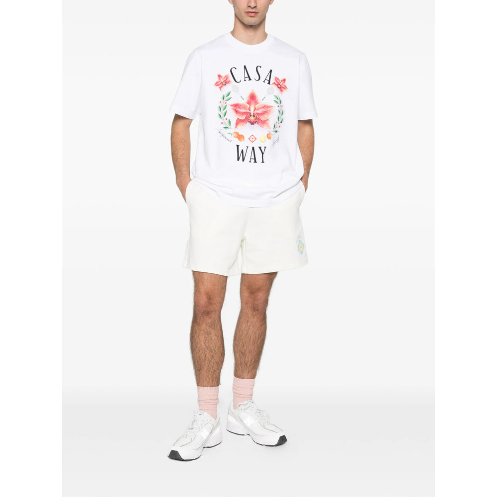 Casablanca T Shirt - Bianco, Rosso | 841d1d87ce41da86218b2f64afa7b78715c8eb66