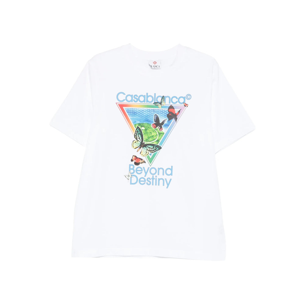 Casablanca T Shirt - Bianco, Blu | 66db62a81cf37ae1dbf4eb5fb7b886a4f516dfc6