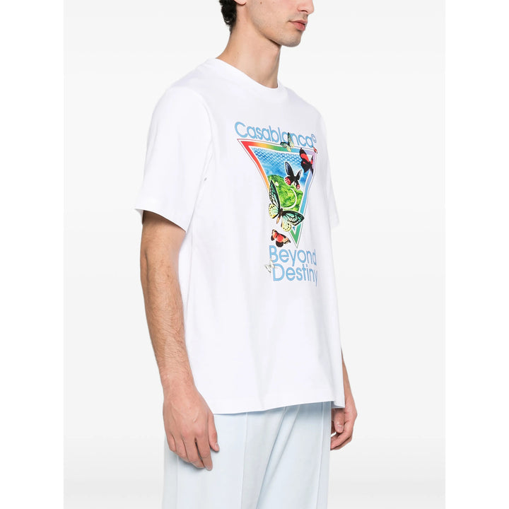 Casablanca T Shirt - Bianco, Blu | 3f26889c8326ec01fbc31299878f32139337f699