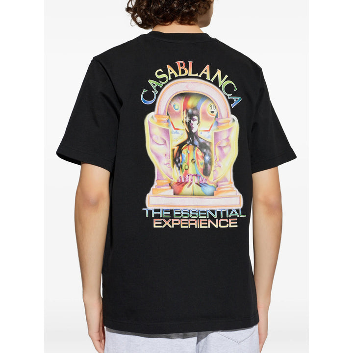 Casablanca T Shirt - Nero | cf4ce3f434c1c466dc3a769801a3c9823b12cda2
