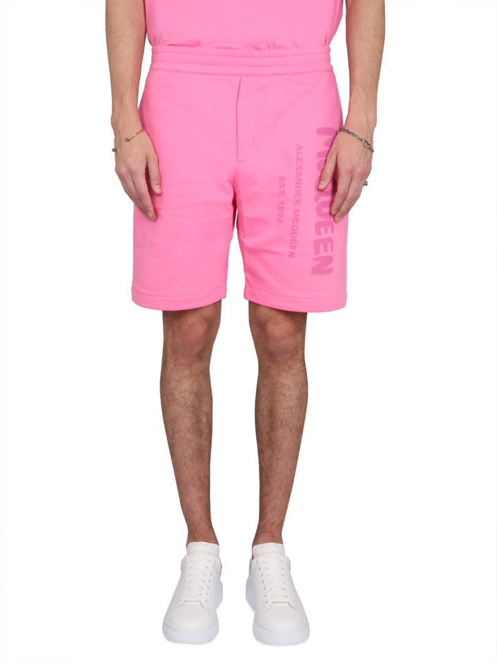 Alexander McQueen Shorts - Fucsia | Wanan Luxury