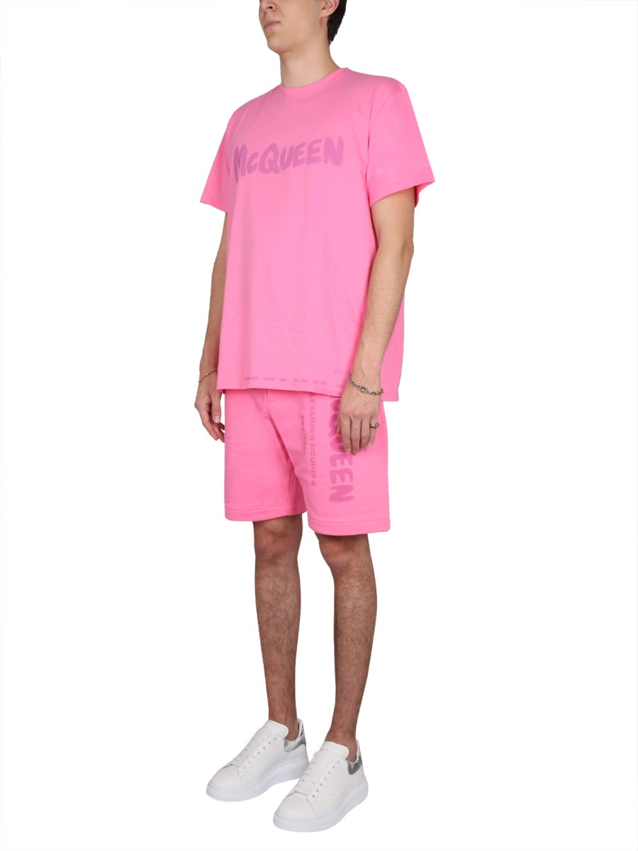 Alexander McQueen Shorts - Fucsia | Wanan Luxury