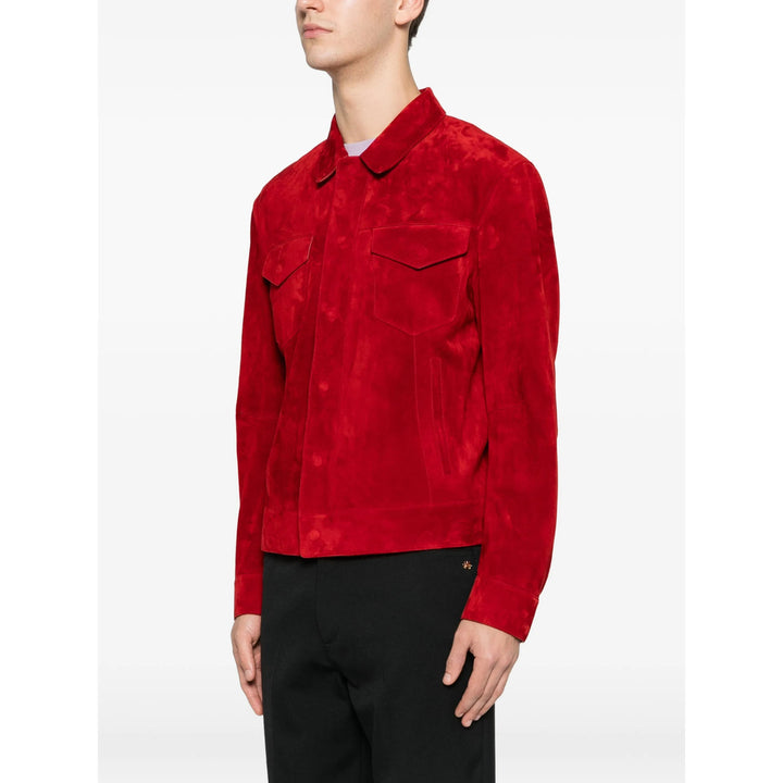 Tom Ford Leather Outerwears - Rosso | 0157703862578bfccbd1913afbeb2c7c2b830aca