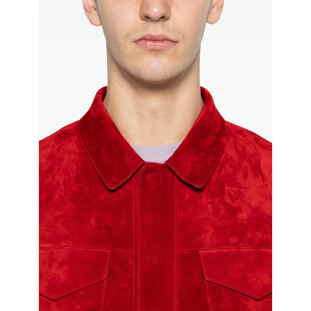 Tom Ford Leather Outerwears - Rosso | 31c7084b633aaf05a7101206e5f647c2a7cd7832