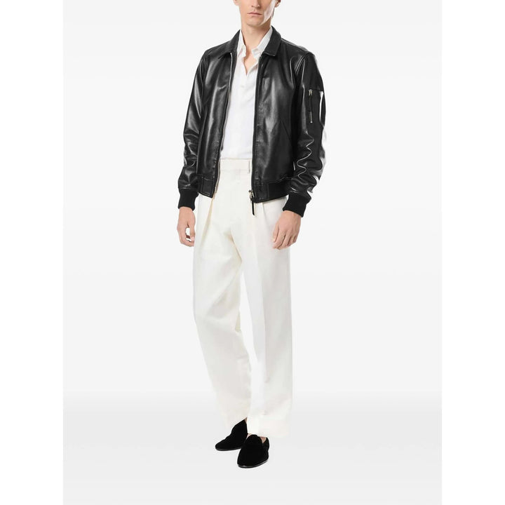 Tom Ford Leather Outerwears - Nero | b918a1dcd088bb100cbb025b426b0d4b897b76b5