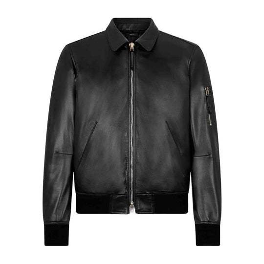 Leather Outerwears Nero