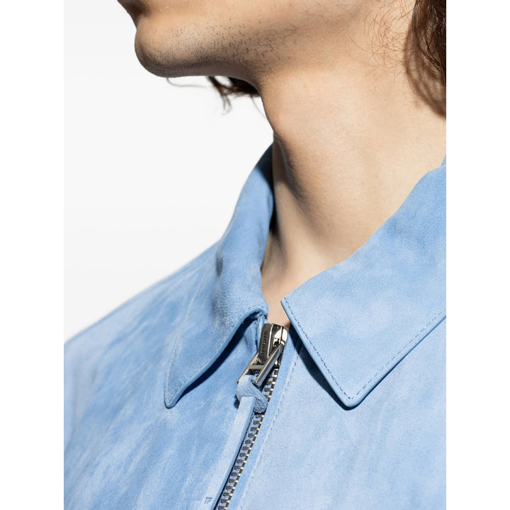 Tom Ford Leather Outerwears - Blu | bf48f99906c576e33f26d61015a947d49291c08c