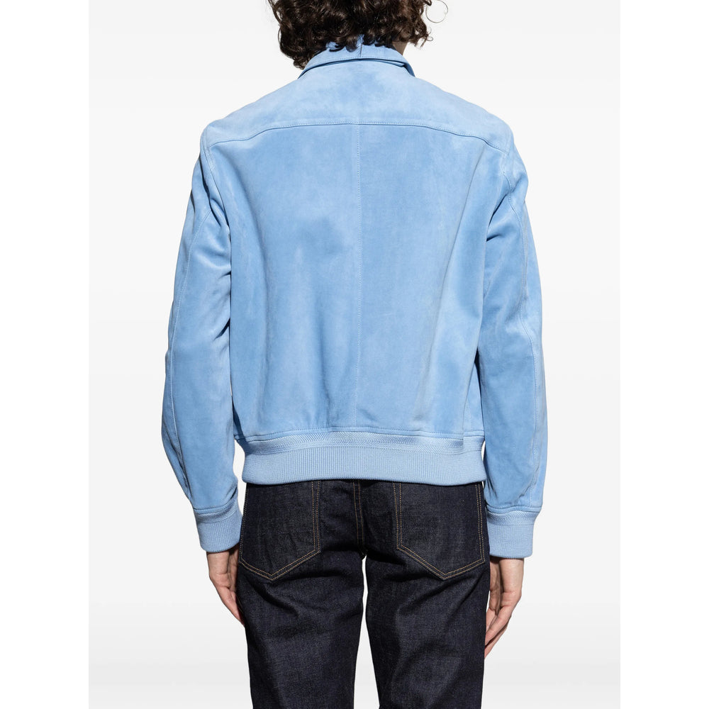 Tom Ford Leather Outerwears - Blu | 0c705ebba1184e5c3ffc901af91c79fc742f118b