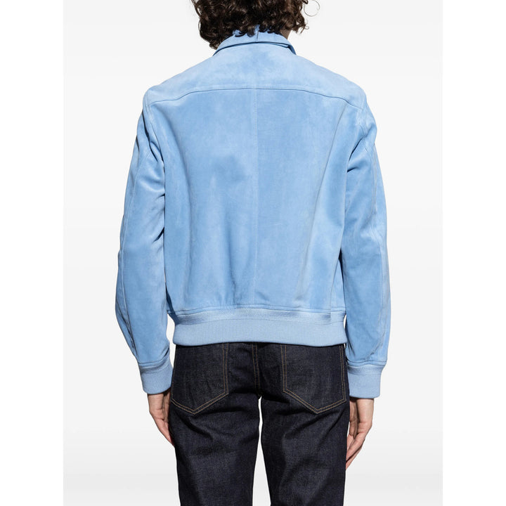 Tom Ford Leather Outerwears - Blu | 0c705ebba1184e5c3ffc901af91c79fc742f118b