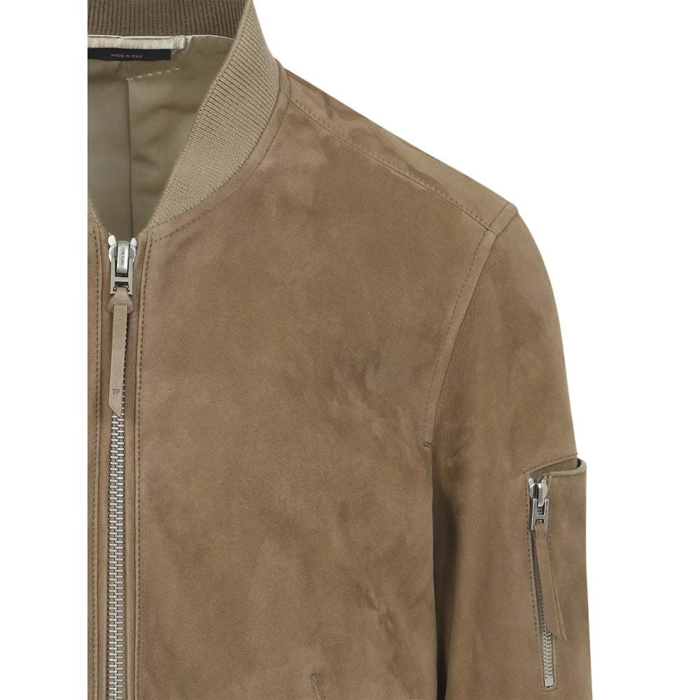 Tom Ford Leather Outerwears - Marrone | 51a1d5570f536a082387ee398261ecbf8b261a31