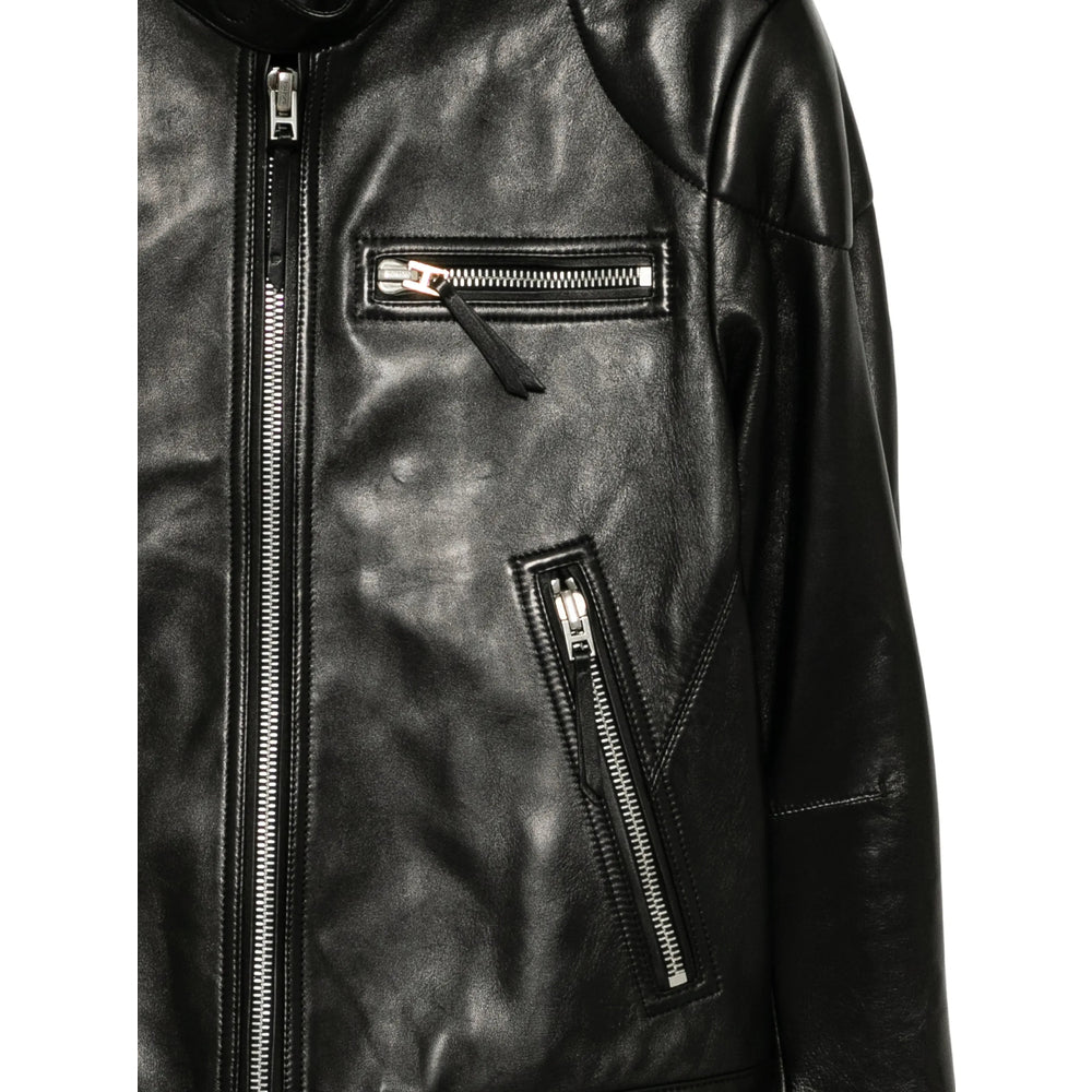 Tom Ford Leather Outerwears - Nero | 0dbf7b78ad5c1f25eae14cda3ad0f42804e92b27