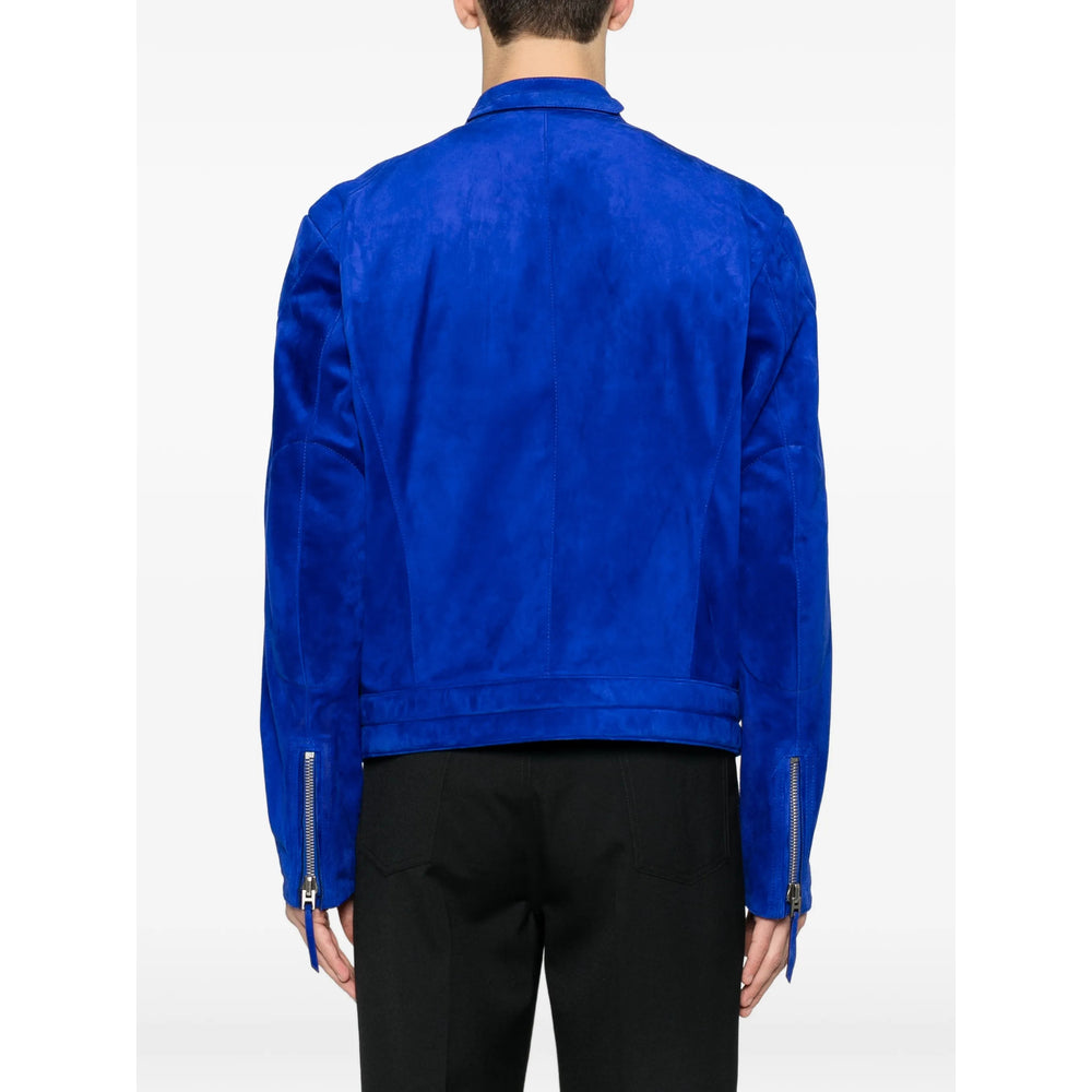 Tom Ford Leather Outerwears - Blu | d529dc1817def299ffebf20186dc03504e9d825d