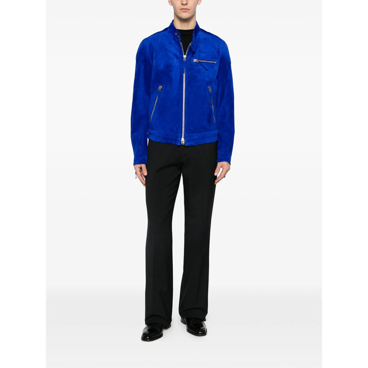 Tom Ford Leather Outerwears - Blu | 06d24868ce33dd3559a70c9107ba109c60395dfa