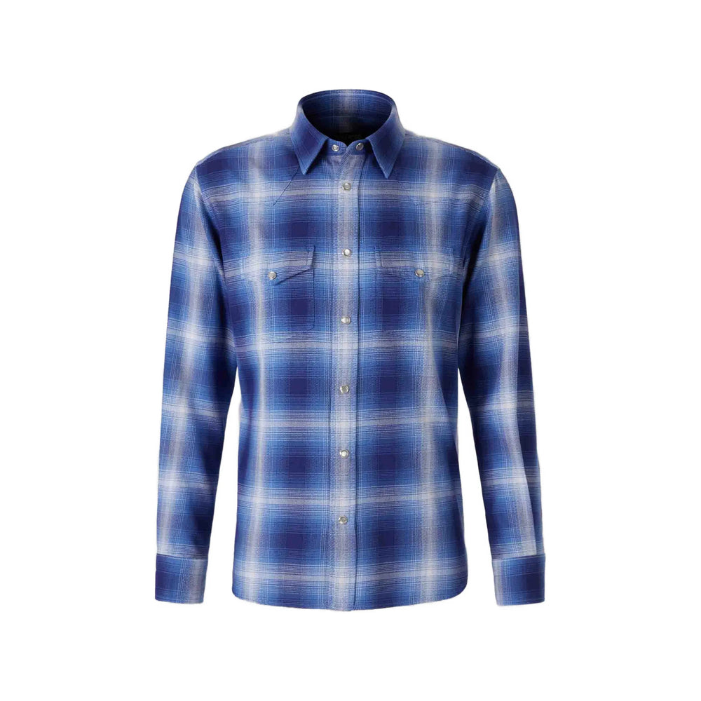Tom Ford Camicie - Blu, Bianco | 4365b0608e2974937f0b2b3c41a9582ec80a00f9