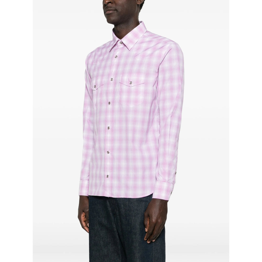 Tom Ford Camicie - Rosa, Bianco | a58a93252b601efe7a83ab77a8aeda25ab426a43