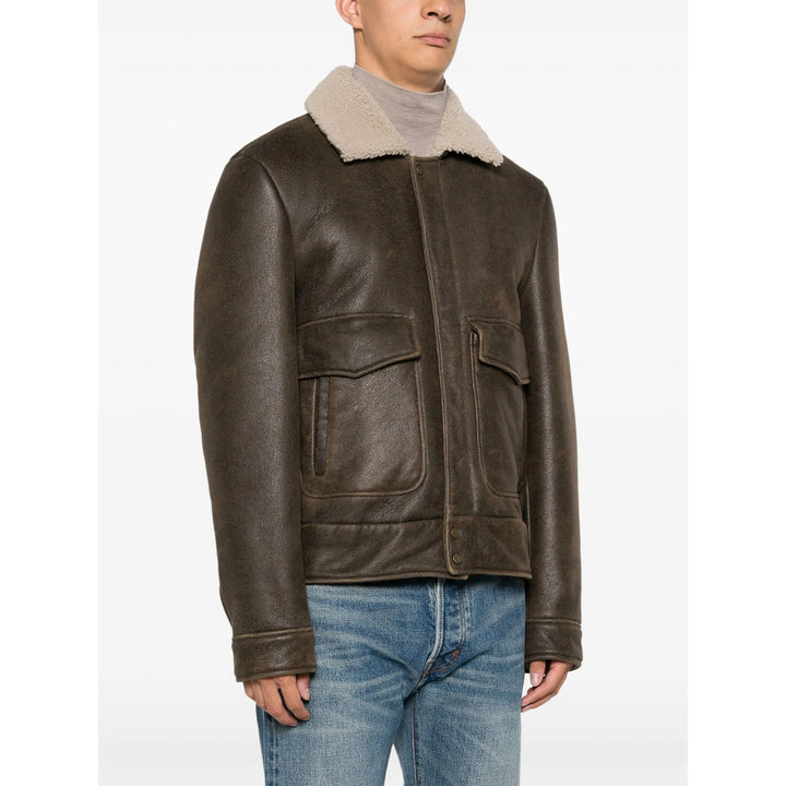 Salvatore Santoro Leather Outerwears - Marrone | 57964c23ff39a47c2b4f96e80da040d4c7df2625