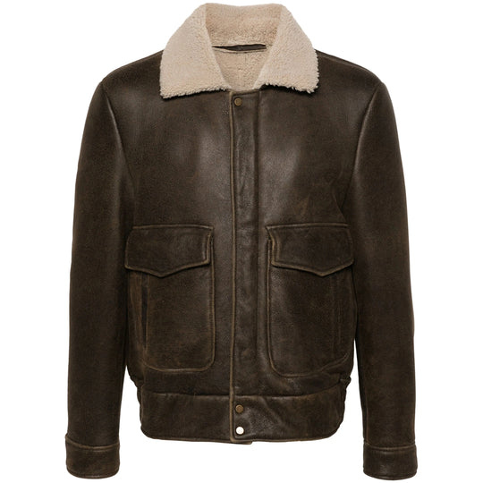 Leather Outerwears Marrone