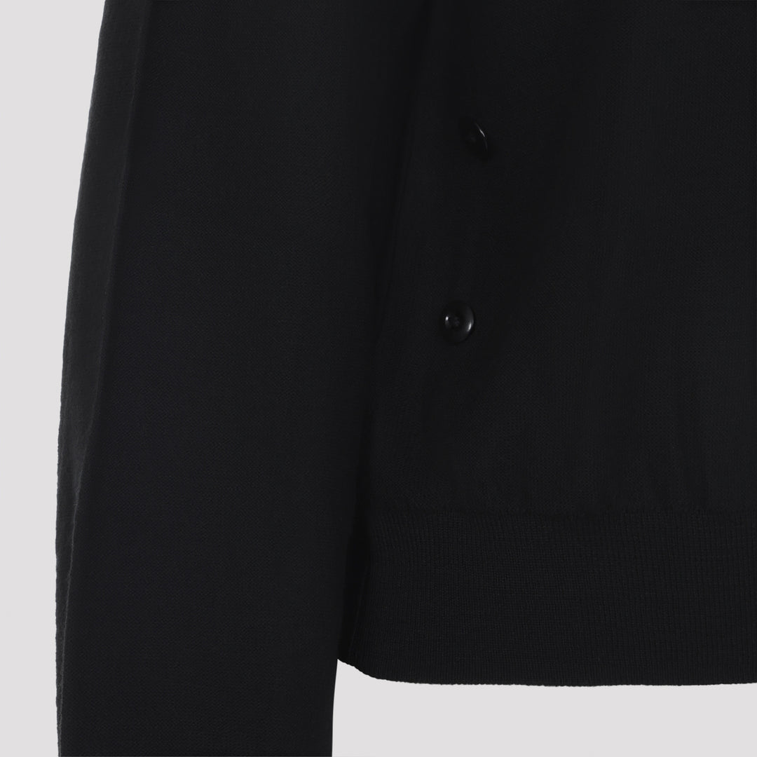 Lemaire Cardigan - Nero | e2f78e73fe421938cf8f10db1631e20c7abaa3d3