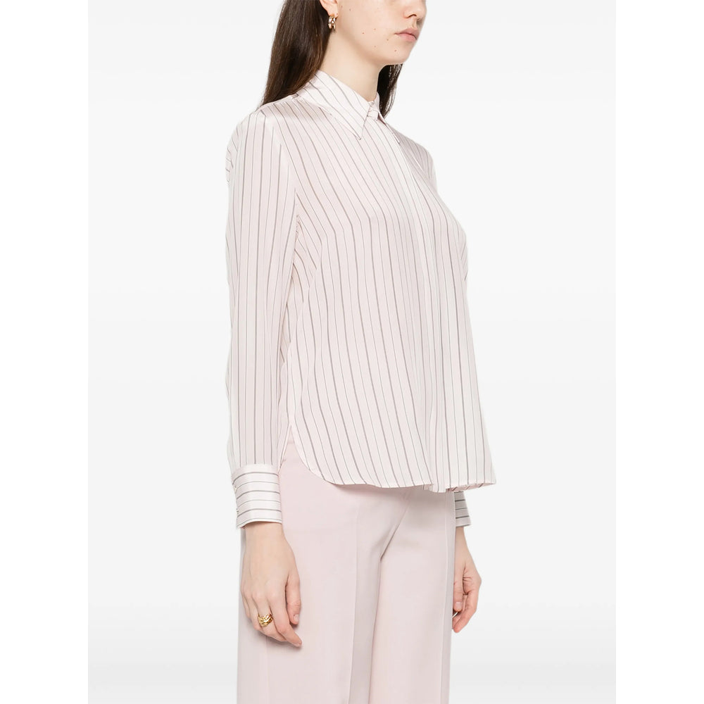 Max Mara Studio Camicie - Bianco, Rosa | a67f02ba61323e77f7f0448ed20ae8f9d97726e2