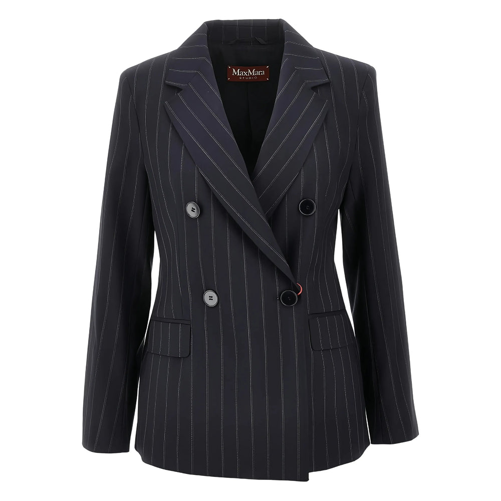 Max Mara Studio Giacche - Blu, Bianco | 1abeb00e074344b255a28c7dfca4c4e5943f6544