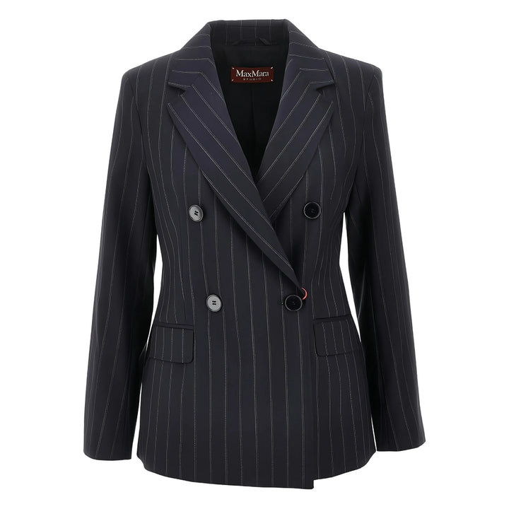 Max Mara Studio Giacche - Blu, Bianco | 1abeb00e074344b255a28c7dfca4c4e5943f6544