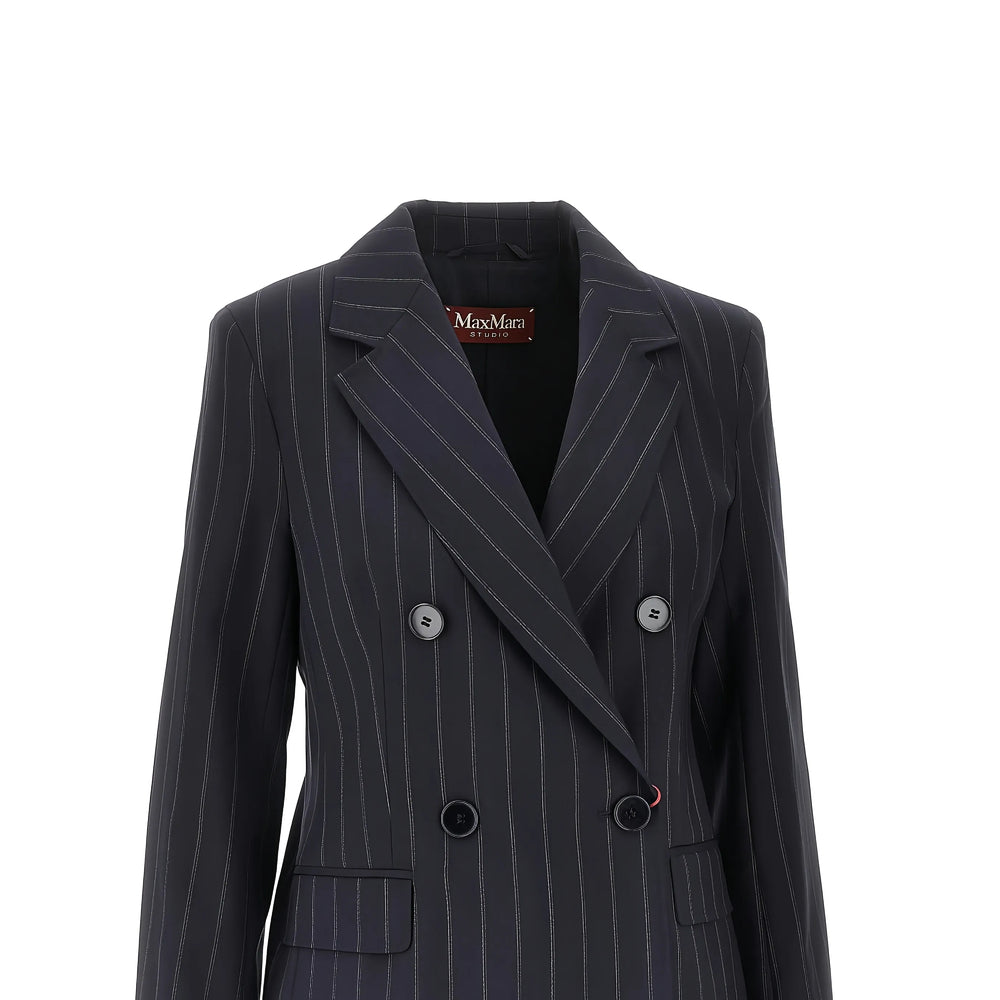 Max Mara Studio Giacche - Blu, Bianco | 451b0509434a562b7b105938e55eff4ee36cfdb2