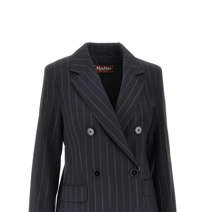 Max Mara Studio Giacche - Blu, Bianco | 451b0509434a562b7b105938e55eff4ee36cfdb2