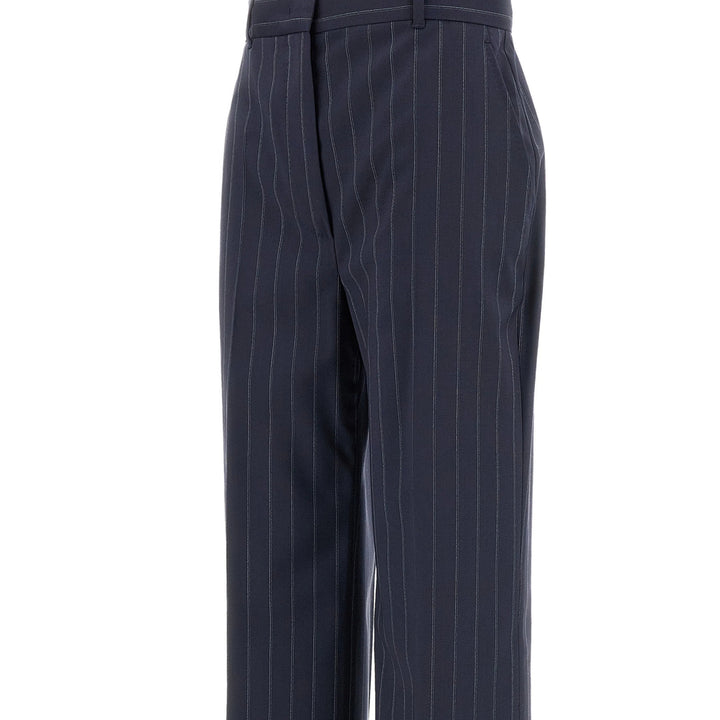 Max Mara Studio Pantaloni - Blu, Bianco | 7b65effd606a82123ba08fc28056660445922add