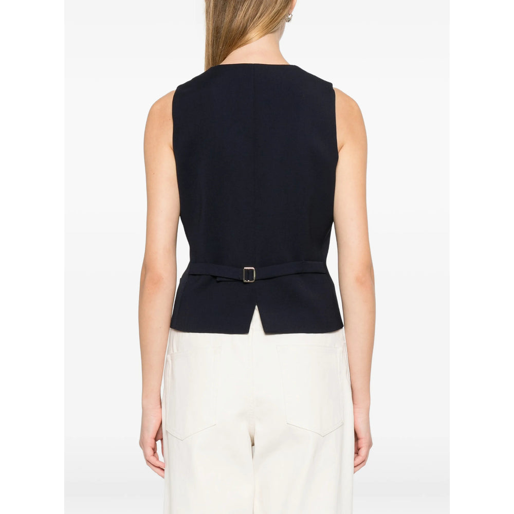 Max Mara Studio Waistcoats - Blu | e894b3d99f825f2857226df9934c2d11c3f2ddb6