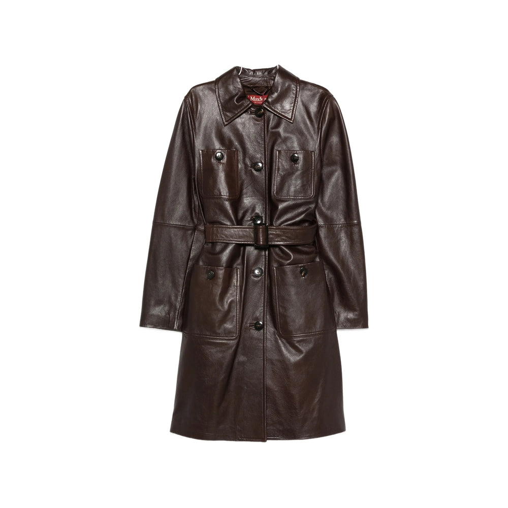 Max Mara Studio Outerwears - Marrone | 213a3d95abda3fcedf4d77100995d89361a4b375