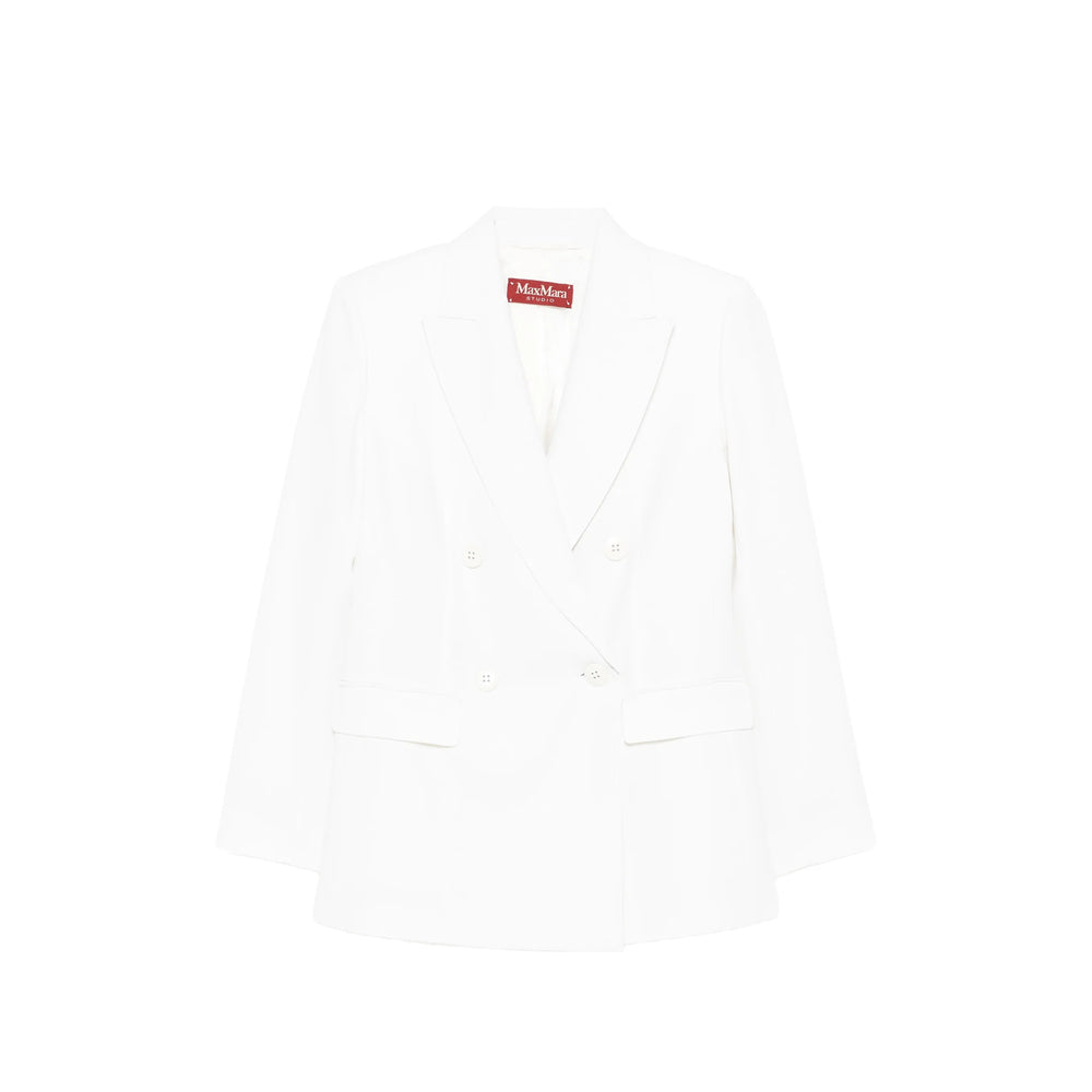 Max Mara Studio Giacche - Bianco | 7612f6df73a1f0ca75000e828d640f2614ddf3f3