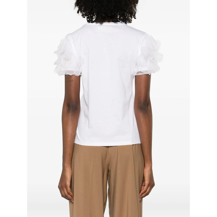 Max Mara Studio T Shirt - Bianco | 6c3482a50fc6b881299a38e8c402b1e5af3c5aa6