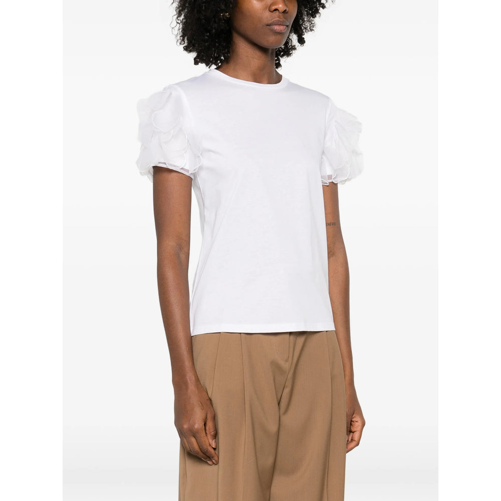 Max Mara Studio T Shirt - Bianco | b182f27f96b8c4268b45fe75298f71bfa80fd71d