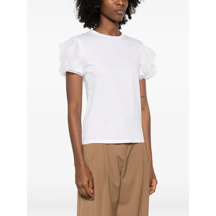 Max Mara Studio T Shirt - Bianco | b182f27f96b8c4268b45fe75298f71bfa80fd71d