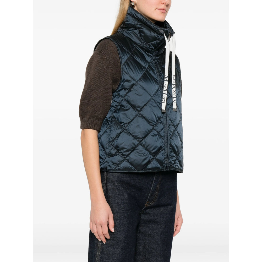 Max Mara The Cube Waistcoats - Blu | de4c90dc308cc4c214220ac0a152e99215424d50