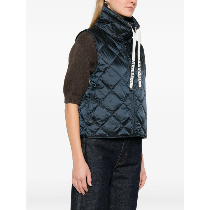 Max Mara The Cube Waistcoats - Blu | de4c90dc308cc4c214220ac0a152e99215424d50