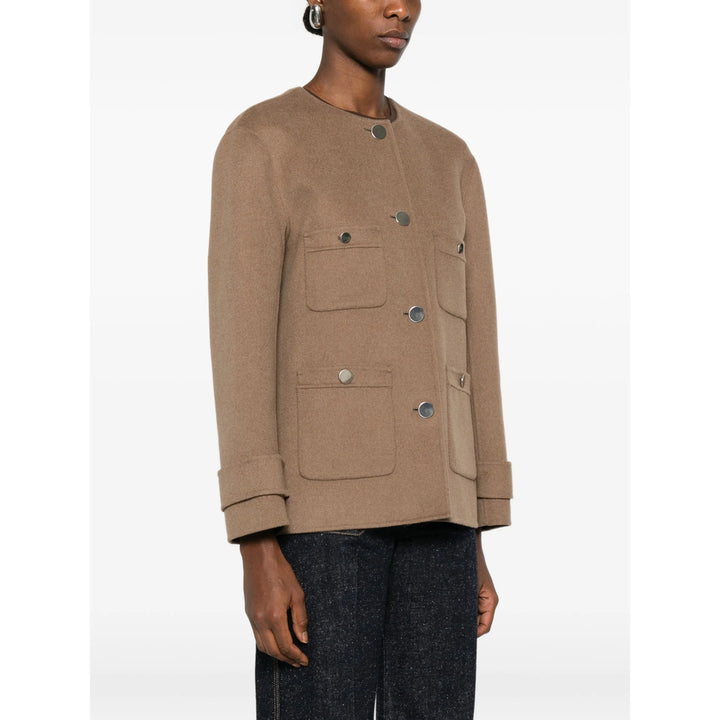 S Max Mara Outerwears - Marrone | 514b224faa505cf26ad10a449c6ab3fbfffa1007