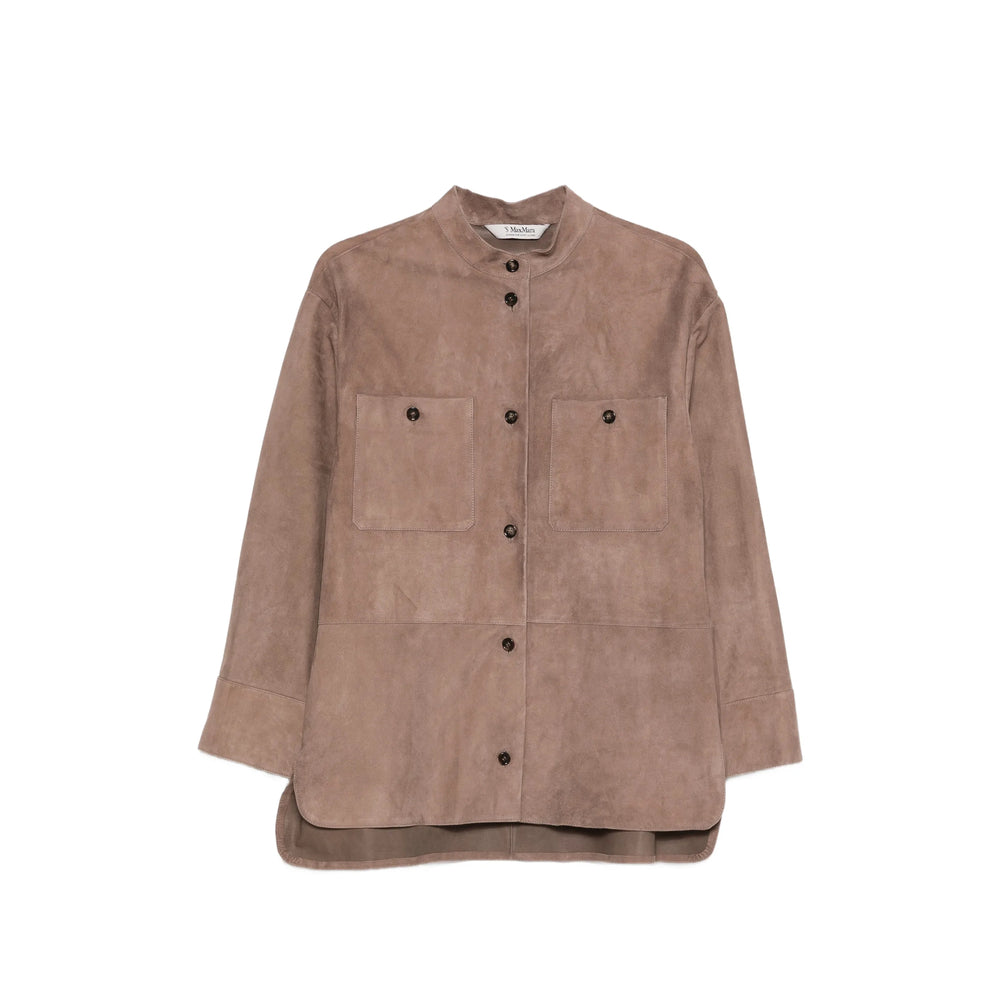 S Max Mara Leather Outerwears - Neutro | 7eef82880f4312313c6c356bed90aef8c5db250e