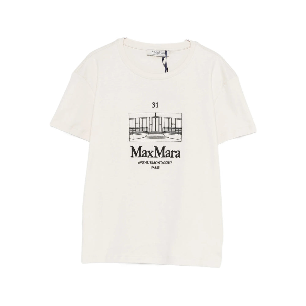 S Max Mara T Shirt - Neutro | c4d07c4d3c3fd603f5d6da9b5c1aef3cb7d19bd7