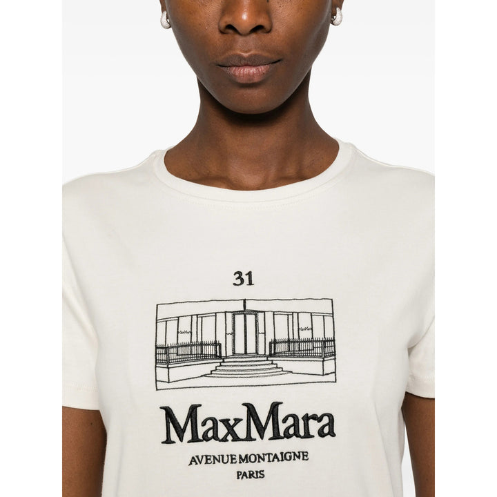 S Max Mara T Shirt - Neutro | 28e48ac489d17c446dc860c09ed63314f7064124
