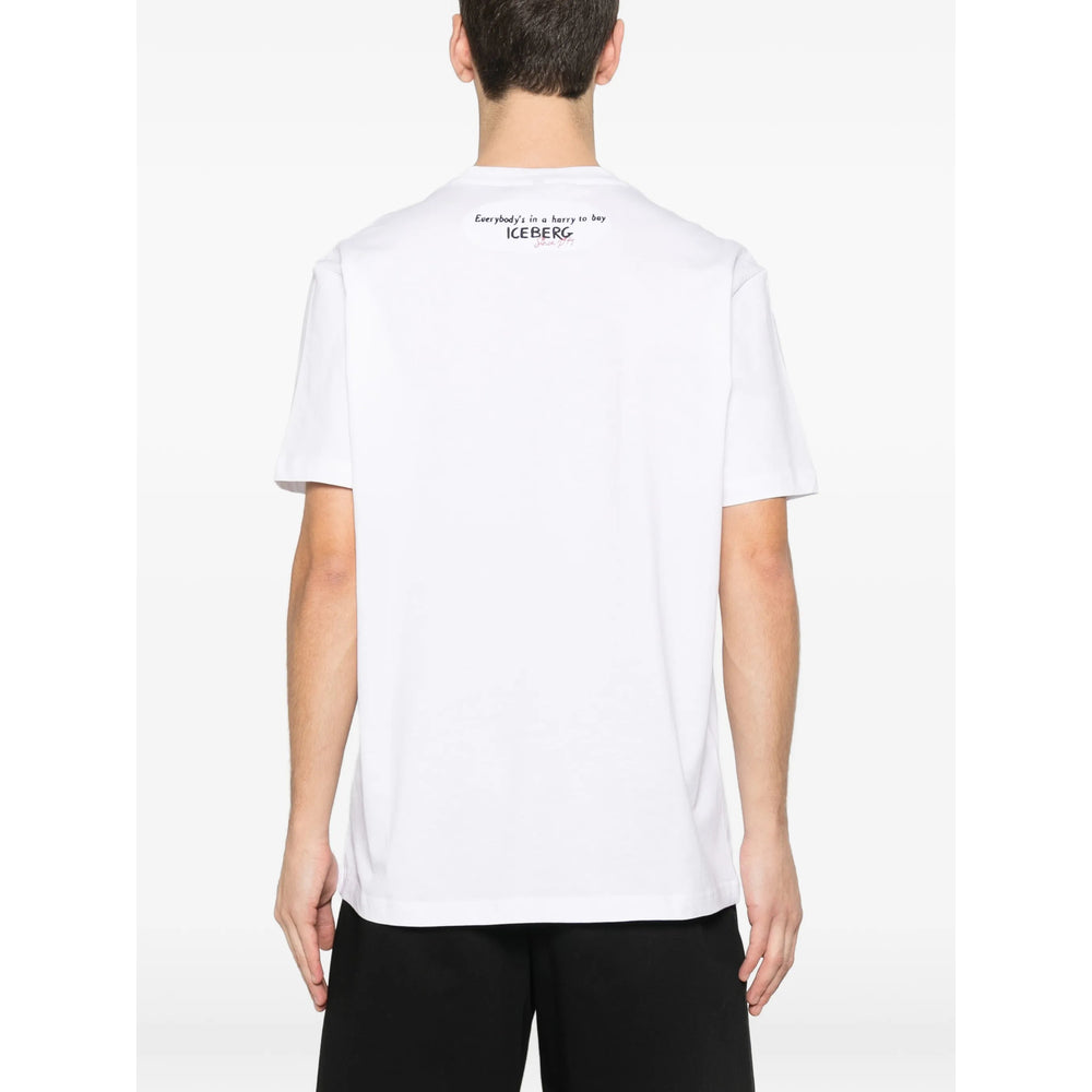 Iceberg T Shirt - Bianco, Nero | f38891023ea0b2297c9afeab04501e29d8a2b13c