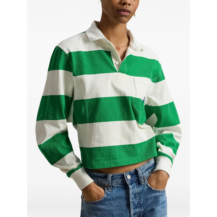 Ralph Lauren Maglioni - Verde, Bianco | 36d25eab69e981b7732487af00545a671ddc22ba