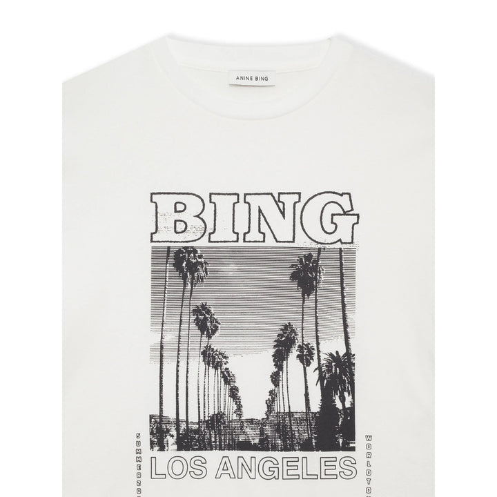 Anine Bing T Shirt - Bianco | 1b57d6db3bf257032fb8aac0aed47b2ce7a60b38