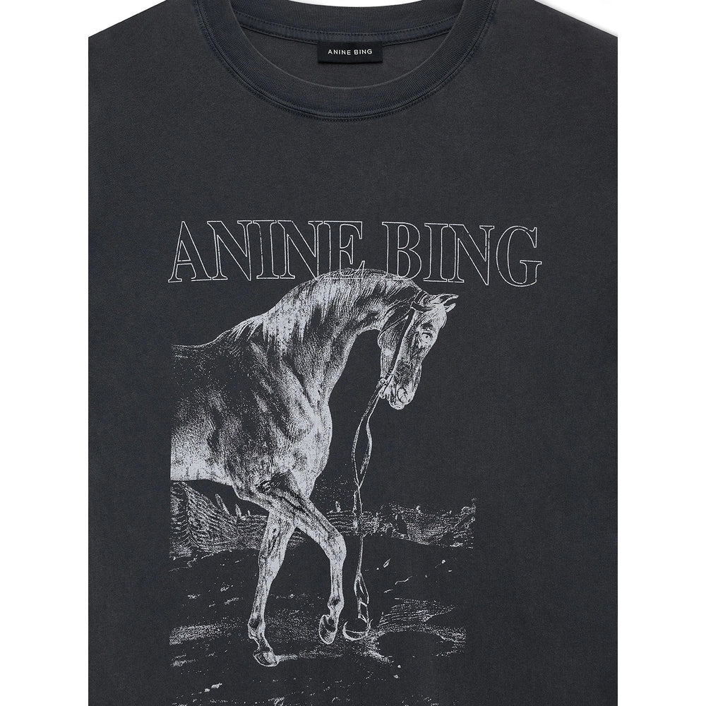 Anine Bing T Shirt - Nero | 893aa9088e657f35076efa2fa4ad3cf3d3567546